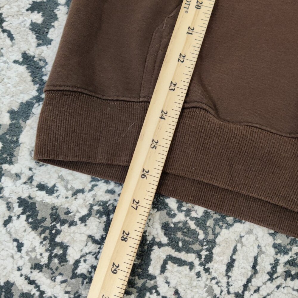 H&M Peanuts Women's Hoodie Size S Regular Fit Brown Snoopy Print Cotton Blend - Picture 7 of 9
